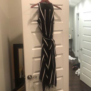 Banana republic striped maxi dress.